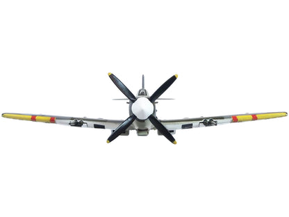 Supermarine Spitfire Mk IXE Fighter Aircraft "21-T 443 Squadron 127 Wing Belgium" (1945) Royal Canadian Air Force "Oxford Aviation" Series 1/72 Diecast Model Airplane