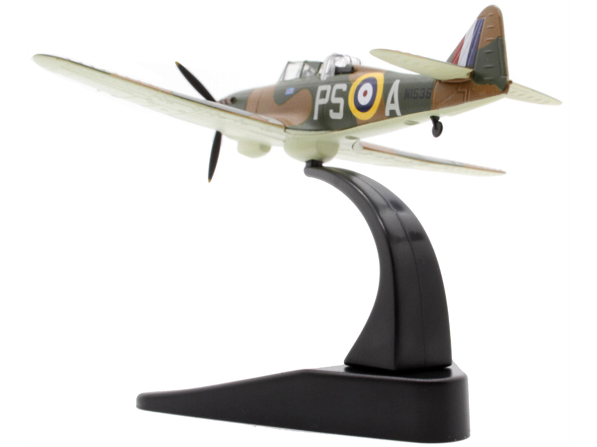 Boulton Paul Defiant MK I Fighter Plane Pilot: Sqn Ldr P Hunter Gunner Sgt F King 264 Squadron RAF Hornchurch (August 1940) "Oxford Aviation" Series 1/72 Diecast Model Airplane