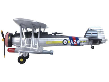 Fairey Swordfish Mk I Bomber Aircraft "FAA Historic Flight RNAS Yeovilton" Royal Navy "Oxford Aviation" Series 1/72 Diecast Model Airplane