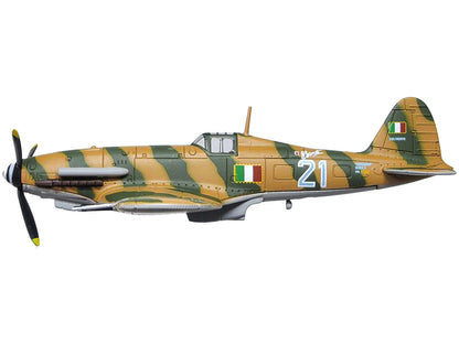 Fiat G55 Centauro Fighter Aircraft "1 Gruppo 3 Squadriglia MM.91147 Italy" (1944) Italian Air Force "Oxford Aviation" Series 1/72 Diecast Model Airplane