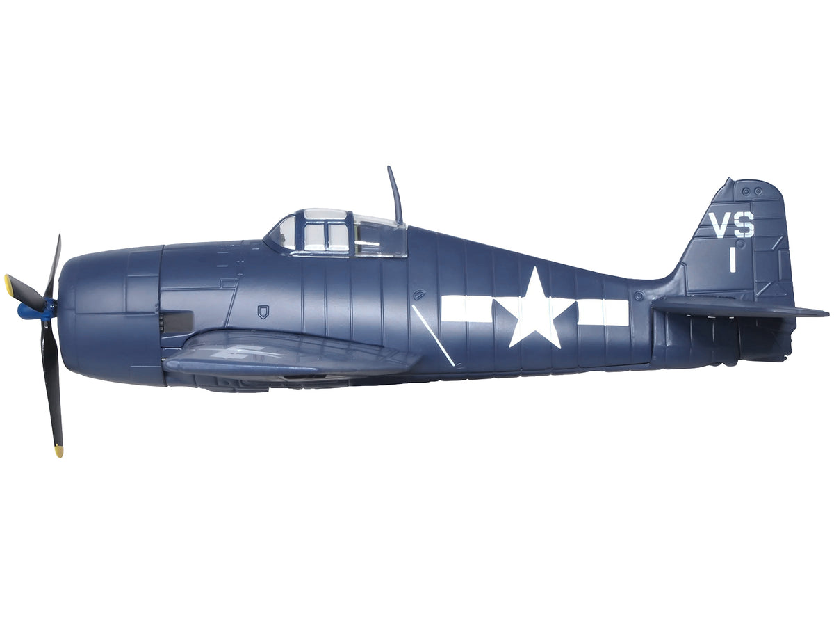Grumman Hellcat F6F-5 Fighter Aircraft "Lt. Cdr. Willard E. Eder VS-1" (1945) United States Navy "Oxford Aviation" Series 1/72 Diecast Model Airplane