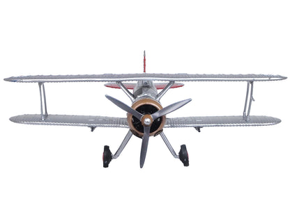 Gloster Gladiator Fighter Aircraft "No. 72 Squadron Church Fenton" (1937) British Royal Air Force "Oxford Aviation" Series 1/72 Diecast Model Airplane