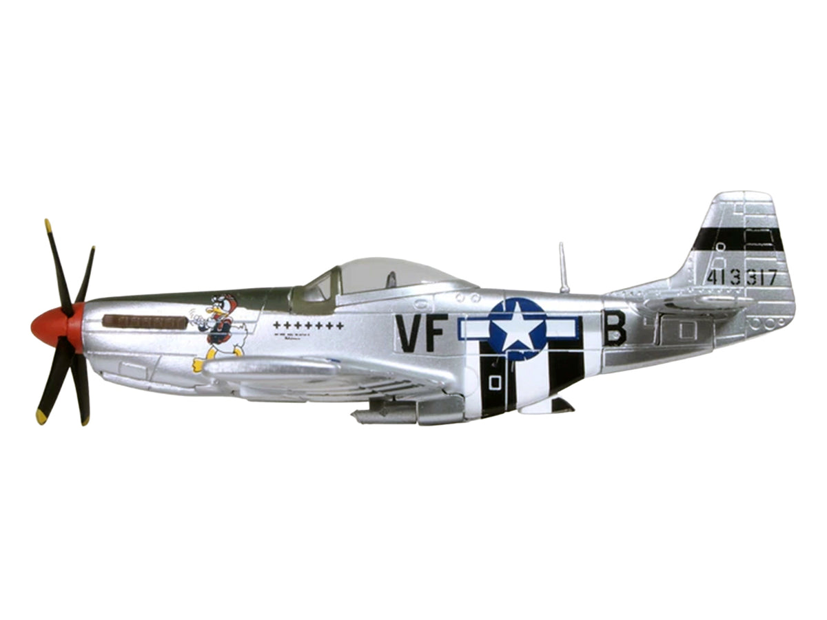 North American P-51D Mustang Fighter Aircraft "Captain Donald Emerson 336th Fighter Squadron 4th Fighter Group 8th AF Debden England" (1944) United States Army Air Forces "Oxford Aviation" Series 1/72 Diecast Model Airplane