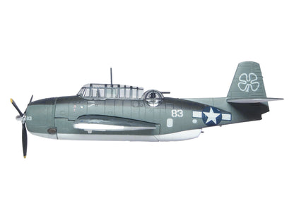 Grumman Avenger TBM-1C Aircraft "White 83 Blopsy VC-76 Petrof Bay" (1945) United States Navy "Oxford Aviation" 1/72 Diecast Model Airplane