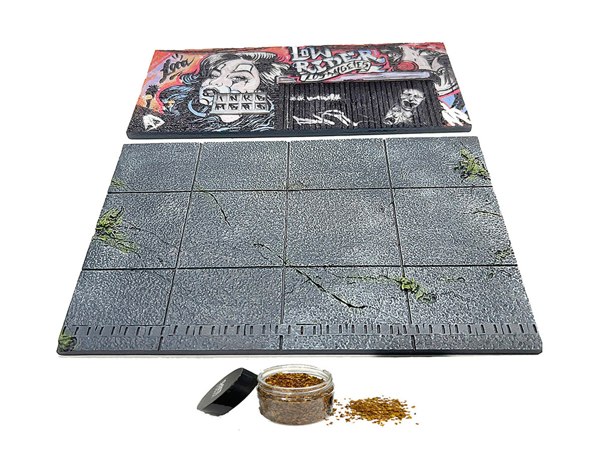 "American Diorama X INK BMBRS - LA Lowrider" Street Art Diorama for 1/64 Scale Models