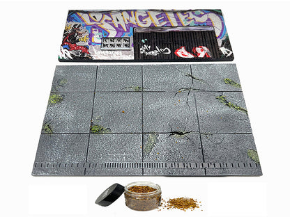 "American Diorama X INK BMBRS - LA Graffiti" Street Art Diorama for 1/64 Scale Models