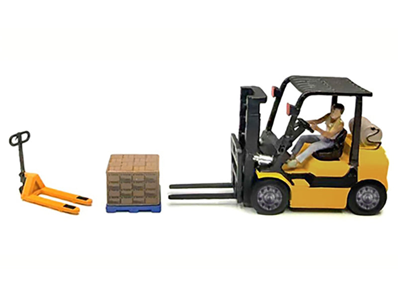 "Heavy Lifters" 4 piece Diecast Set Limited Edition for 1/64 Scale Models