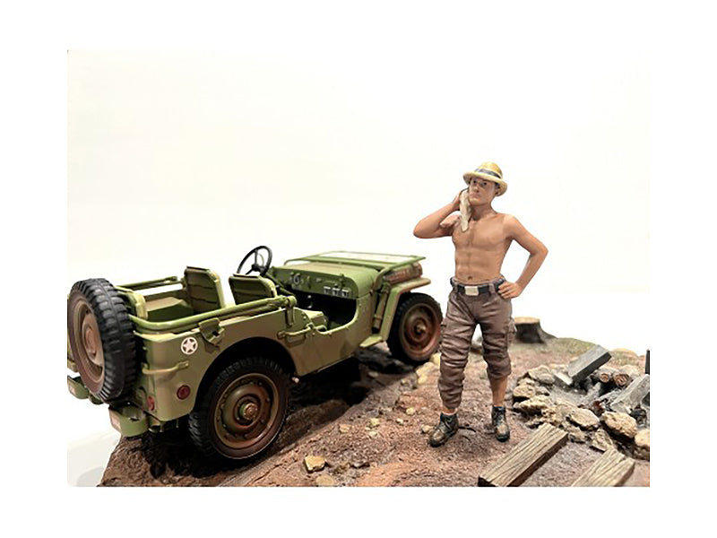 "4X4 Mechanic" Figure 1 for 1/18 Scale Models