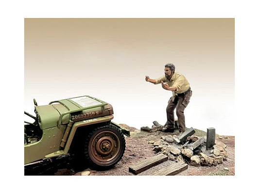 "4X4 Mechanic" Figure 6 for 1/18 Scale Models
