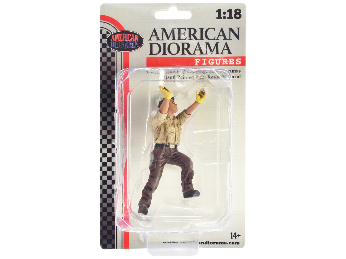 "4X4 Mechanic" Figure 5 for 1/18 Scale Models
