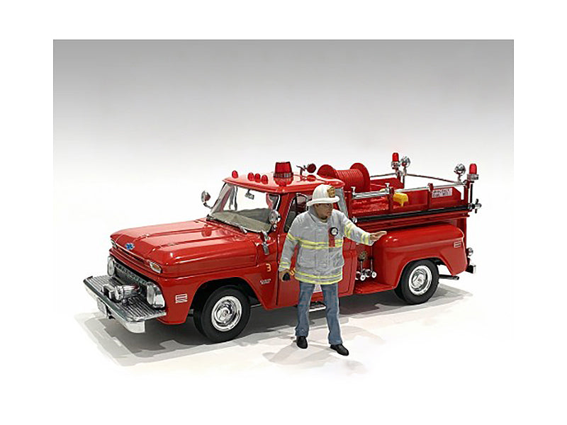 "Firefighters" Fire Captain Figure for 1/24 Scale Models