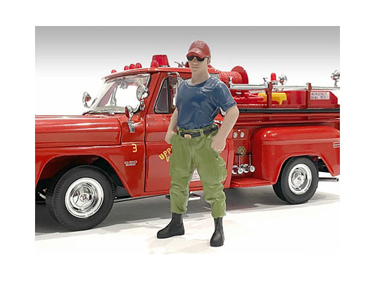 "Firefighters" Off Duty Figure for 1/24 Scale Models