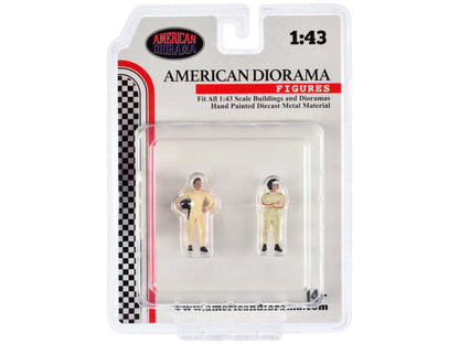 "Racing Legends" 60's Set of 2 Diecast Figures for 1/43 Scale Models