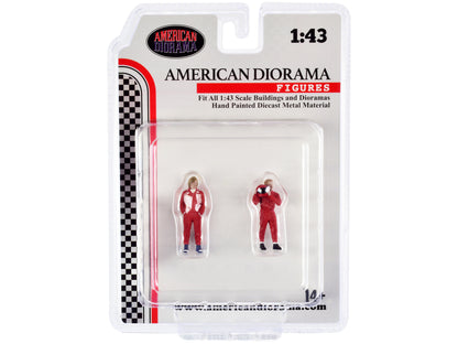"Racing Legends" 70's Set of 2 Diecast Figures for 1/43 Scale Models