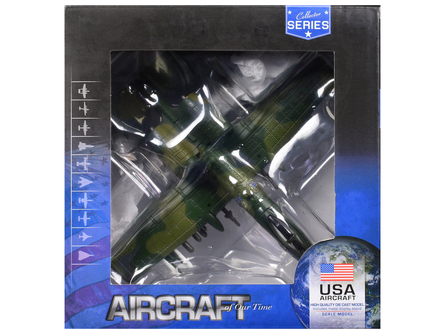Fairchild Republic A-10 Thunderbolt II Aircraft "23rd TFW 74th TFS Flying Tigers" United States Air Force "Collector Series" 1/144 Diecast Model