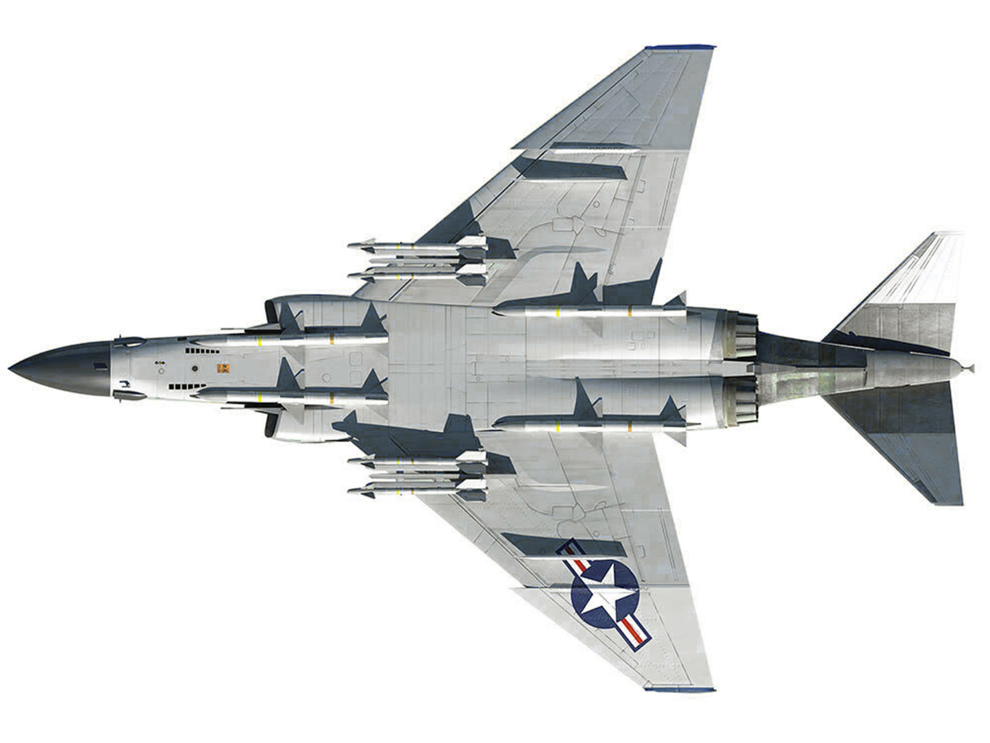 McDonnell Douglas F-4 Phantom II Aircraft "VF-96 Fighting Falcons Showtime 100 Lieutenant Randy Cunningham USS Constellation Vietnam" (1972) United States Navy "Collector Series" 1/144 Diecast Model