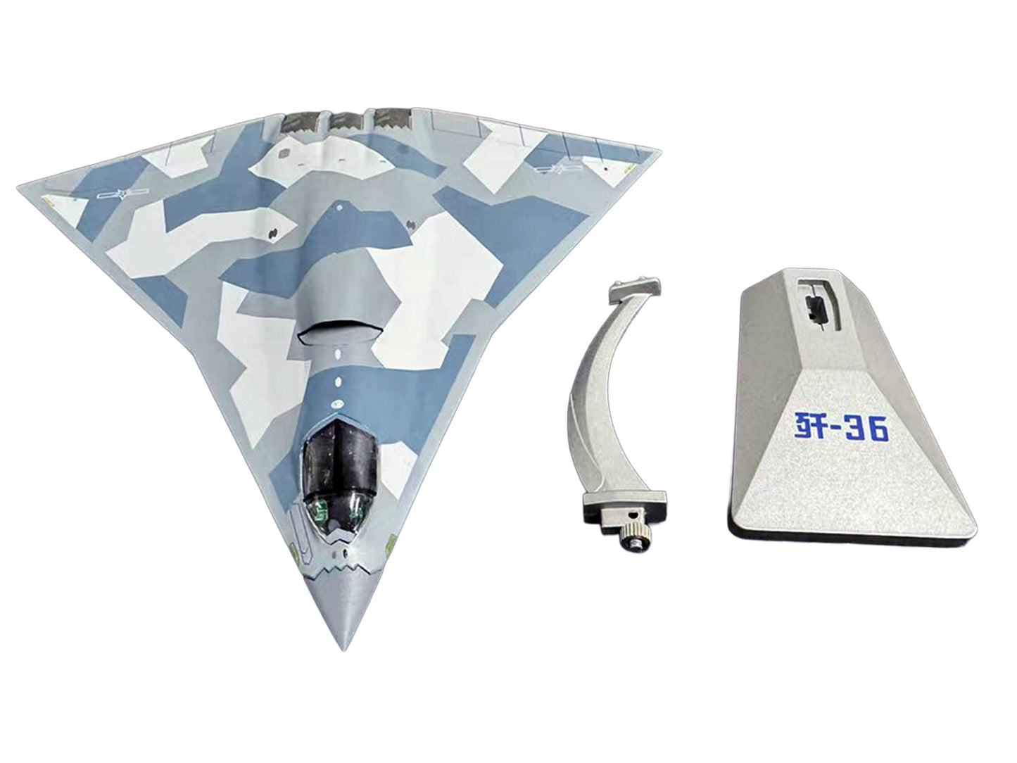 CAC J-36 Stealth Aircraft "People's Liberation Army Air Force" 1/144 Diecast Model