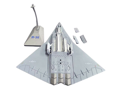 CAC J-36 Stealth Aircraft "People's Liberation Army Air Force" 1/144 Diecast Model