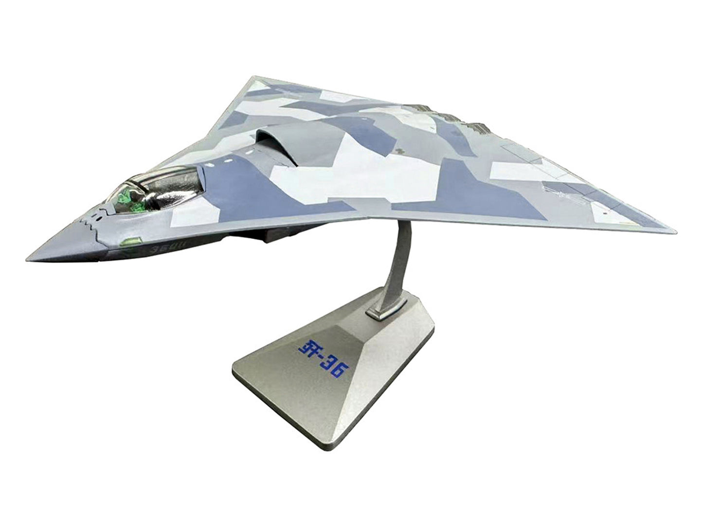 CAC J-36 Stealth Aircraft "People's Liberation Army Air Force" 1/144 Diecast Model