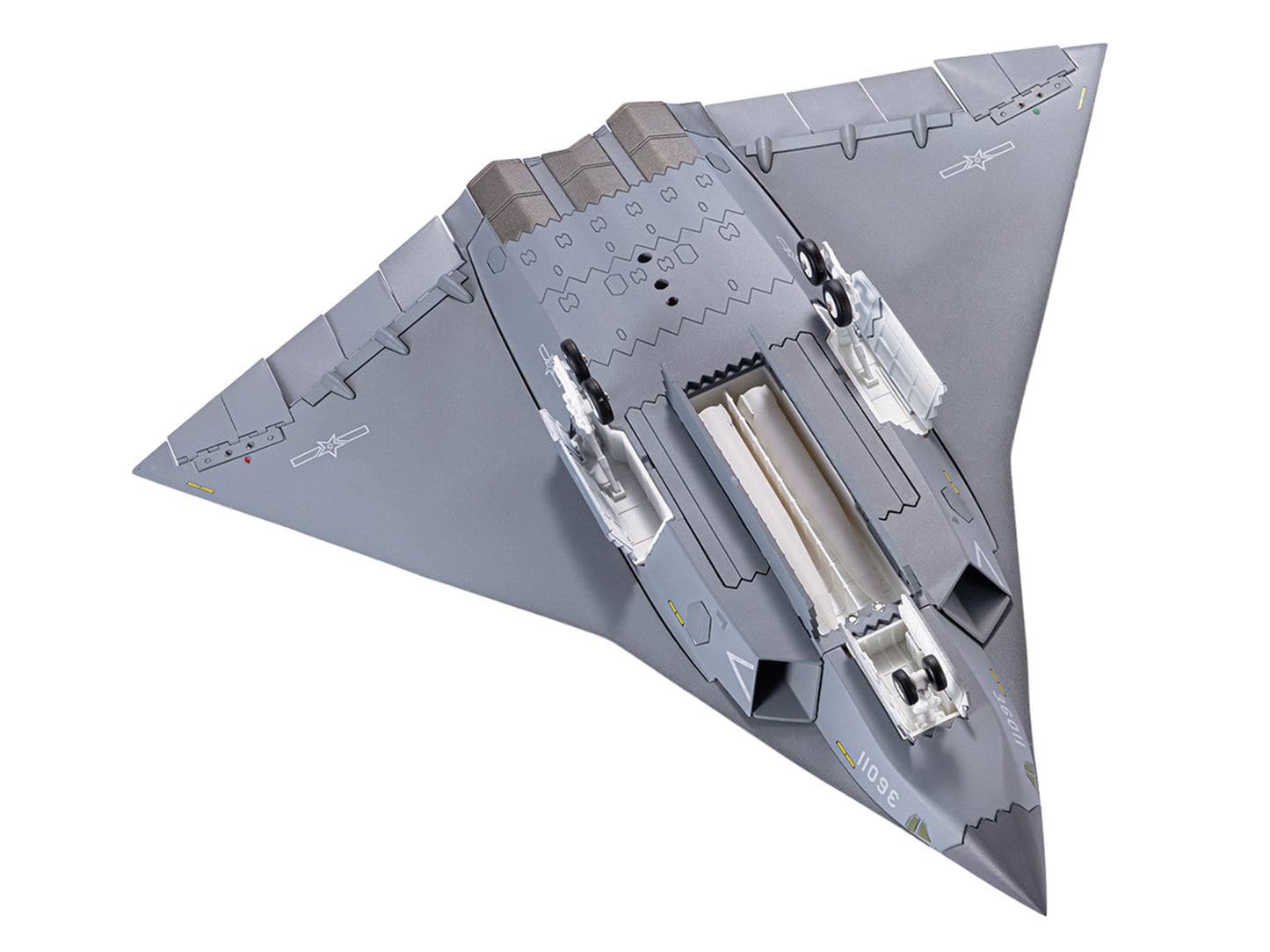 CAC J-36 Stealth Aircraft "People's Liberation Army Air Force" 1/72 Diecast Model