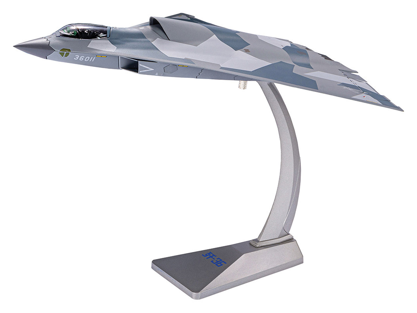 CAC J-36 Stealth Aircraft "People's Liberation Army Air Force" 1/72 Diecast Model