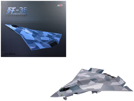 CAC J-36 Stealth Aircraft "People's Liberation Army Air Force" 1/72 Diecast Model