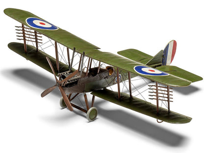 Level 2 Model Kit Royal Aircraft Factory BE2c Aircraft with 2 Scheme Options 1/72 Scale Plastic Model Kit