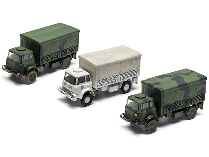 Level 1 Model Kit British Army 4-ton 4x4 GS Truck with 3 Scheme Options 1/76 Scale Plastic Model Kit