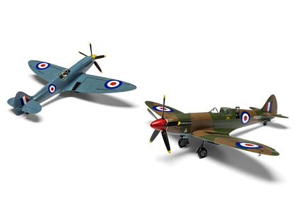 Level 2 Model Kit Supermarine Spitfire PR.XIX Fighter Aircraft with 3 Scheme Options 1/48 Plastic Model Kit