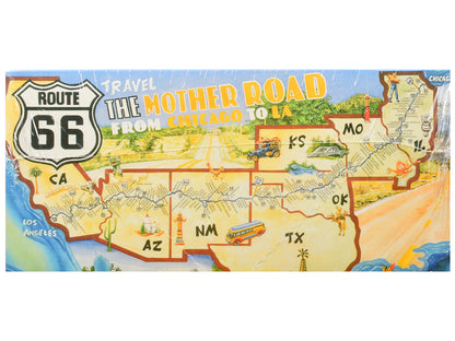 Skill 3 Model Kit 1955 Chevrolet Bel Air Hardtop "Route 66" 1/25 Scale Model
