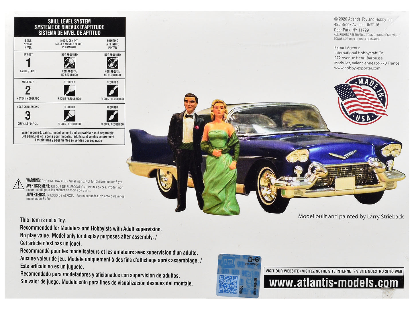 Skill 2 Model Kit 1957 Cadillac Eldorado Brougham 1/25 Scale Model