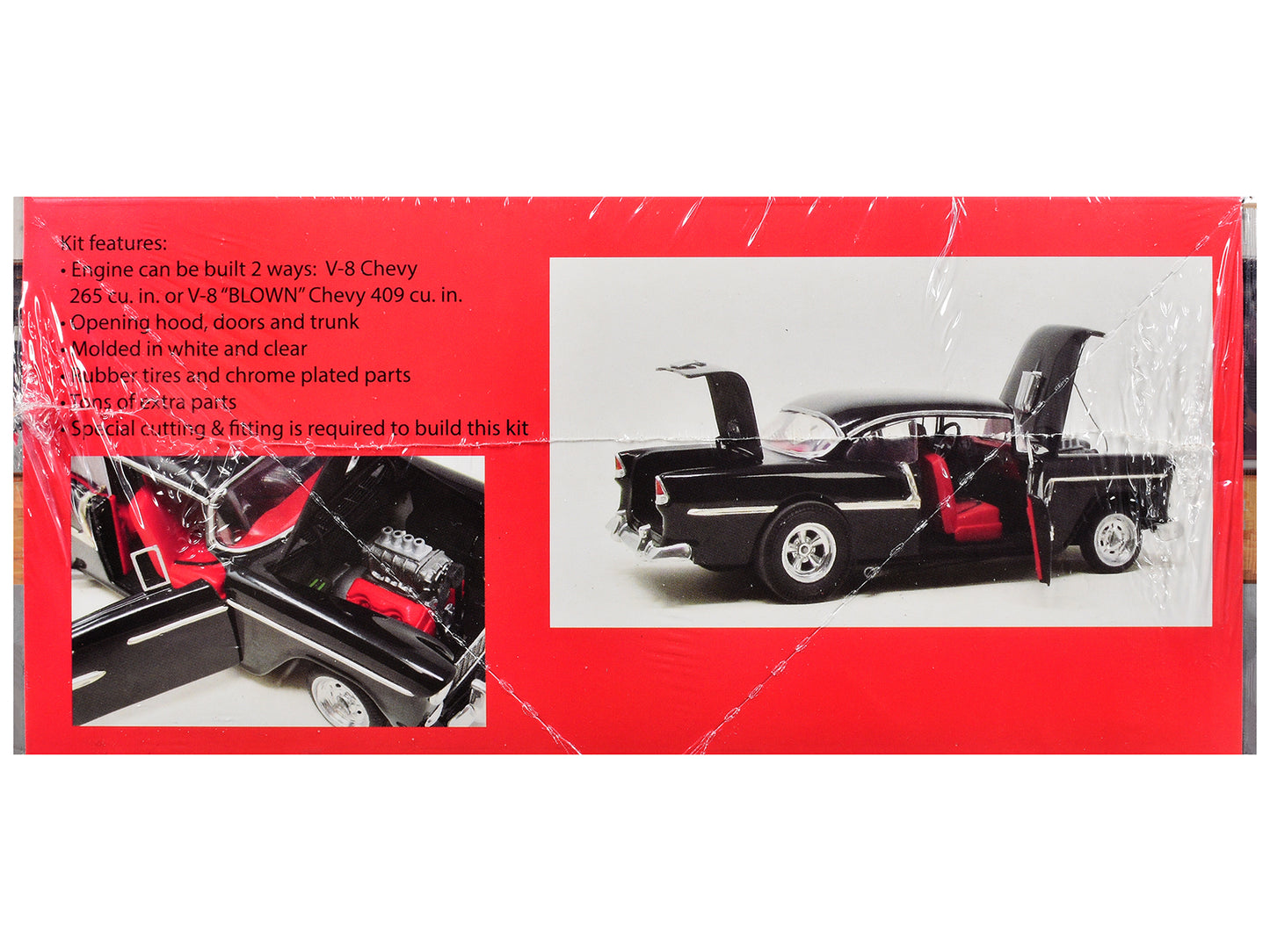 Skill 3 Model Kit 1955 Chevrolet Custom Street Rod "X-Parts Garage" 1/25 Scale Model