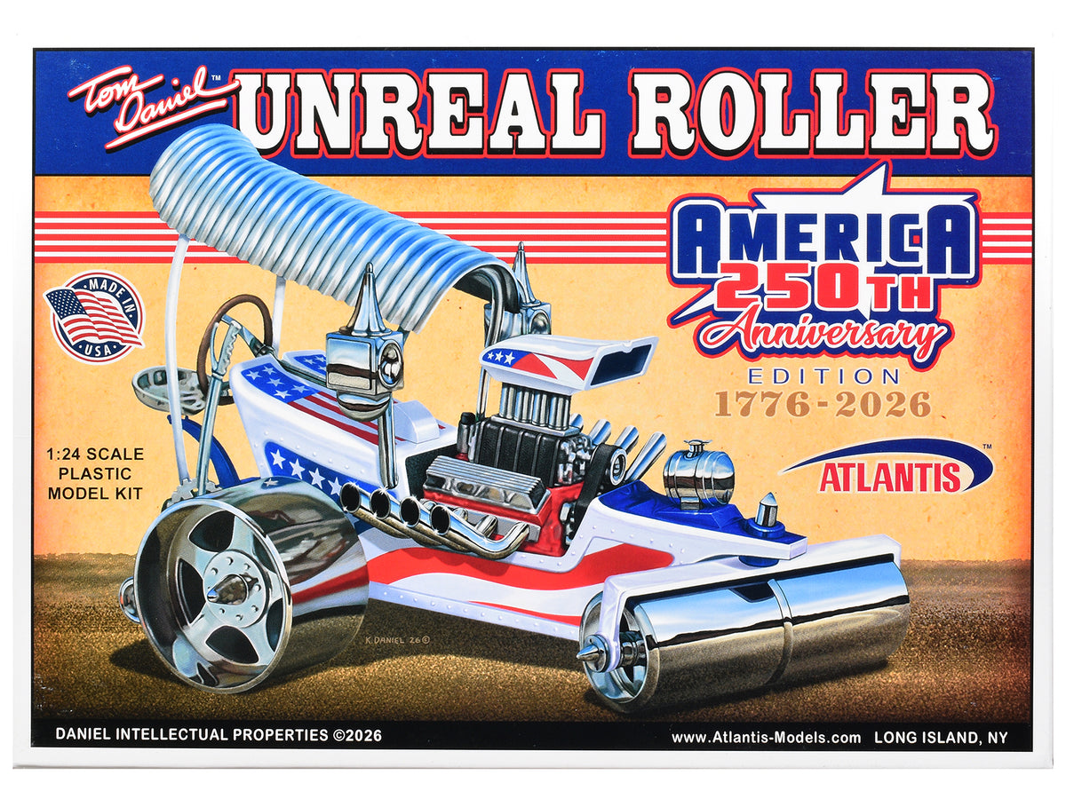 Skill 2 Model Kit Tom Daniel's Unreal Roller "America 250th Anniversary" Edition 1/24 Scale Model