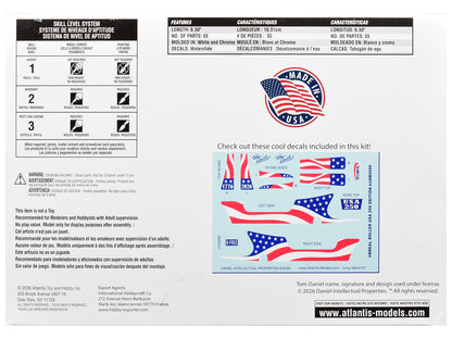 Skill 2 Model Kit Tom Daniel's Unreal Roller "America 250th Anniversary" Edition 1/24 Scale Model