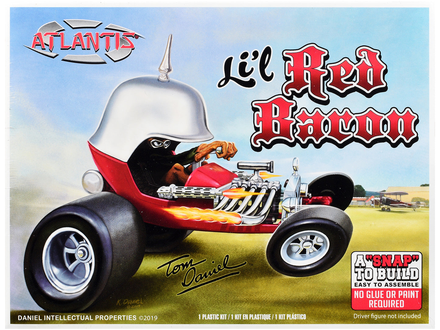 Model Kit Tom Daniel's Lil' Red Baron Show Rod (Snap-to-Build) 1/32 Scale Model