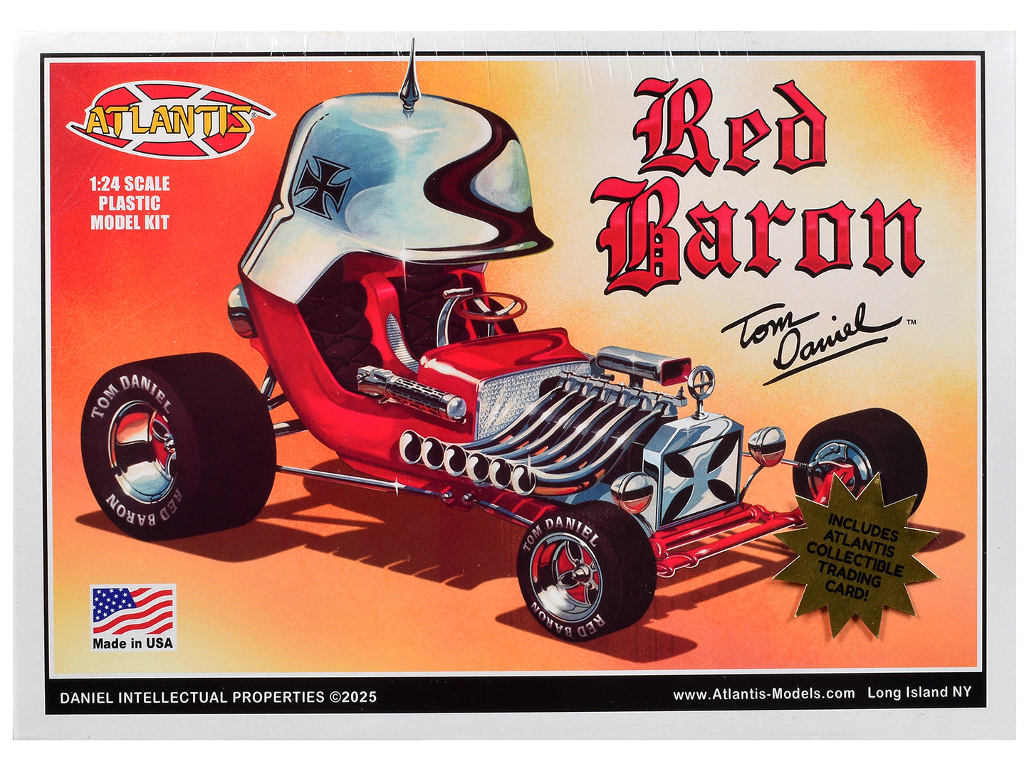 Skill 2 Model Kit Tom Daniel's Red Baron Show Rod 1/24 Scale Model