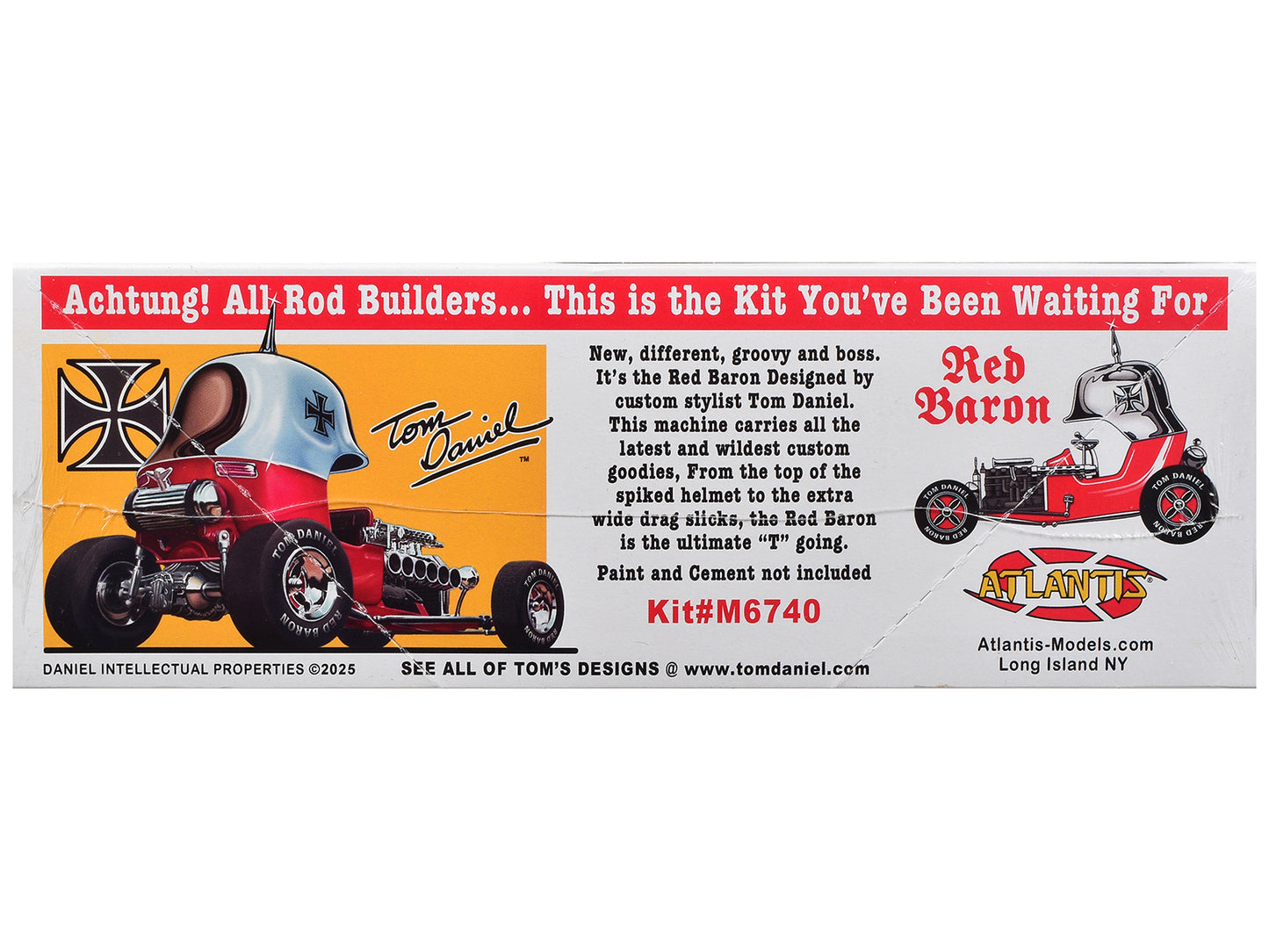 Skill 2 Model Kit Tom Daniel's Red Baron Show Rod 1/24 Scale Model