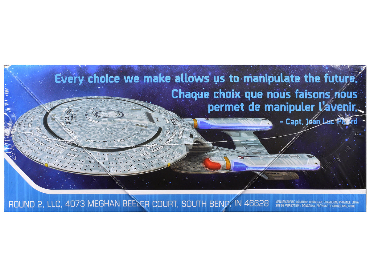 Skill 2 Model Kit U.S.S. Enterprise NCC-1701-D Space Ship "Star Trek: The Next Generation" (1987) TV Series 1/2500 Scale Model