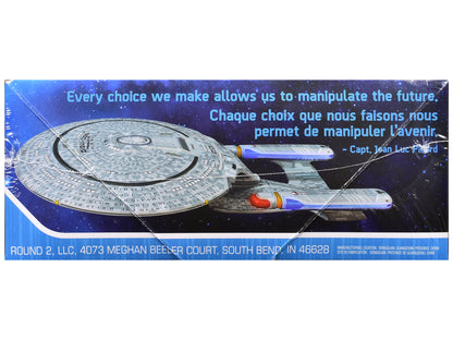 Skill 2 Model Kit U.S.S. Enterprise NCC-1701-D Space Ship "Star Trek: The Next Generation" (1987) TV Series 1/2500 Scale Model