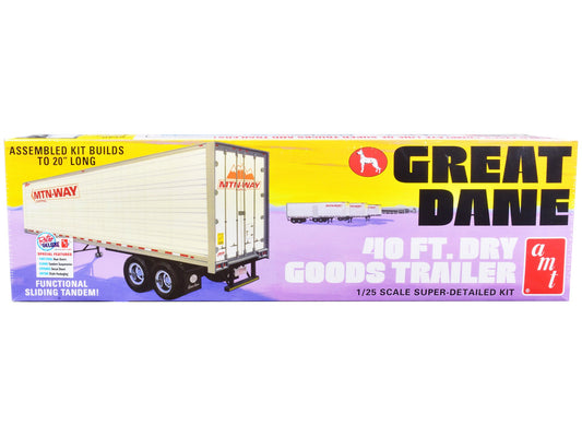 Skill 3 Model Kit Great Dane 40 Ft. Dry Goods Trailer 1/25 Scale Model