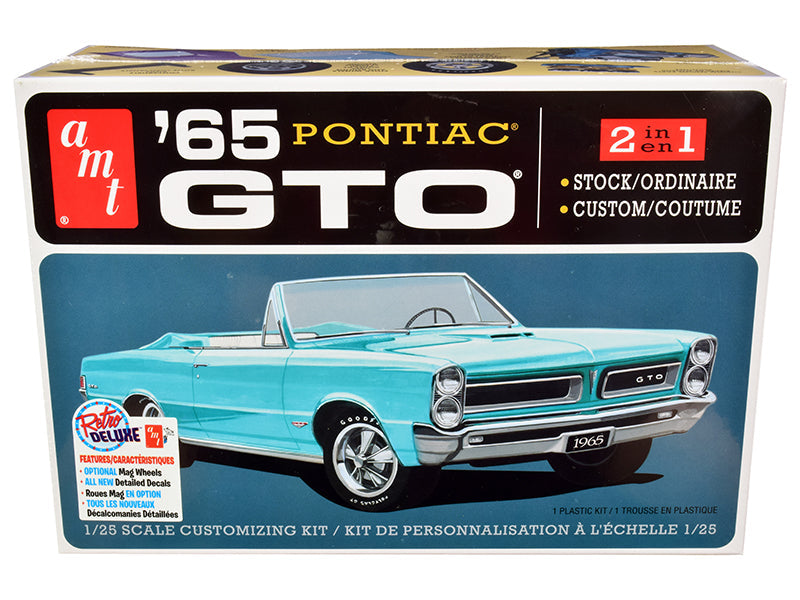 Skill 2 Model Kit 1965 Pontiac GTO 2-in-1 Kit 1/25 Scale Model