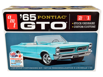 Skill 2 Model Kit 1965 Pontiac GTO 2-in-1 Kit 1/25 Scale Model