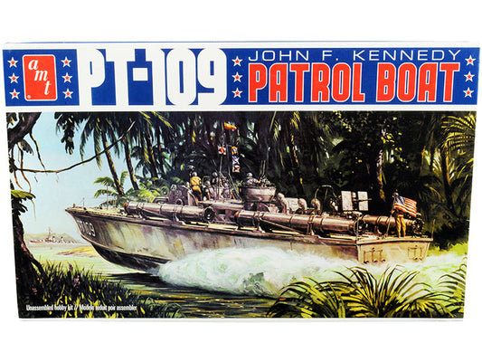 Skill 2 Model Kit PT-109 John F. Kennedy World War II Patrol Boat 1/64 Scale Model