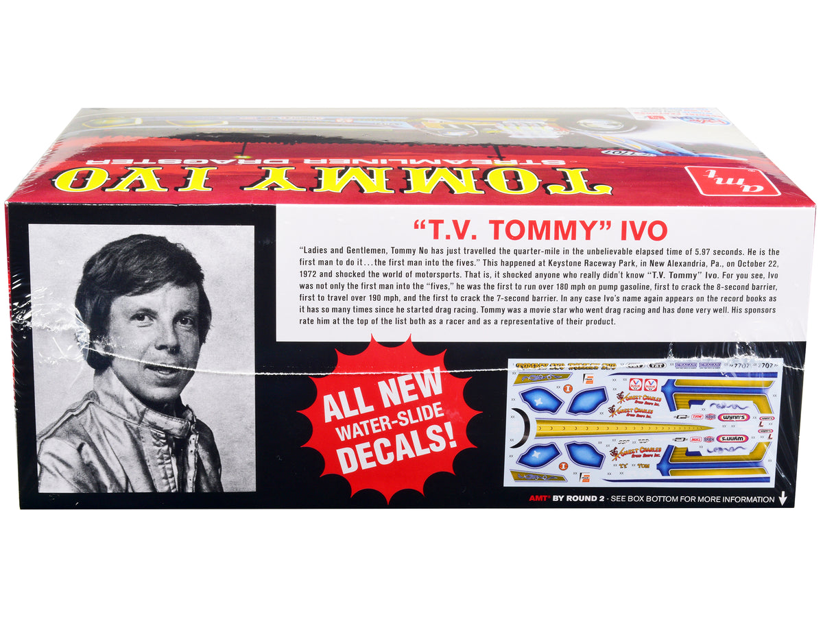 Skill 2 Model Kit Tommy Ivo Streamliner Dragster 1/25 Scale Model