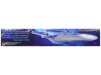 Skill 2 Model Kit U.S.S. Excelsior NX-2000 Space Ship "Star Trek III: The Search for Spock" (1984) Movie 1/1000 Scale Model