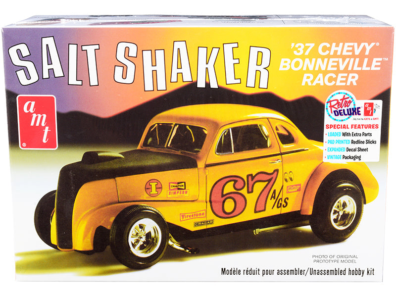 Skill 2 Model Kit 1937 Chevrolet Bonneville Racer "Salt Shaker" 1/25 Scale Model