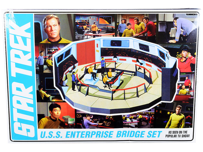 Skill 2 Model Kit U.S.S. Enterprise Command Bridge Set "Star Trek" (1966-1969) TV Show 1/32 Scale Model