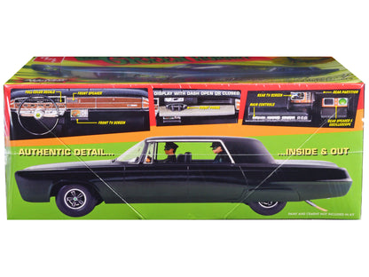 Skill 2 Model Kit Black Beauty "The Green Hornet" (1966–1967) TV Series with Green Hornet and Kato Figures 1/25 Scale Model