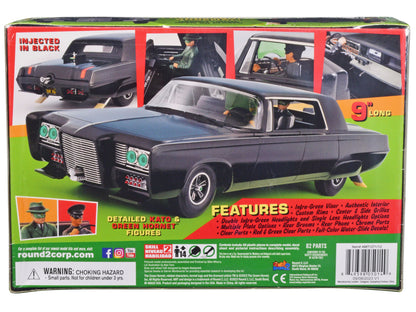 Skill 2 Model Kit Black Beauty "The Green Hornet" (1966–1967) TV Series with Green Hornet and Kato Figures 1/25 Scale Model