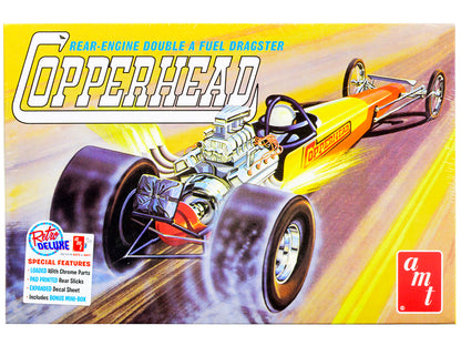 Skill 2 Model Kit 1934 Copperhead Rear-Engine Double A Fuel Dragster 1/25 Scale Model